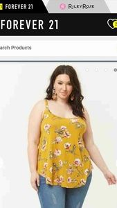 NWOT Forever 21 Floral Tank